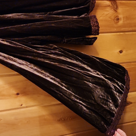 Free People sz S Velvet Bed Jacket - Picture 4 of 10